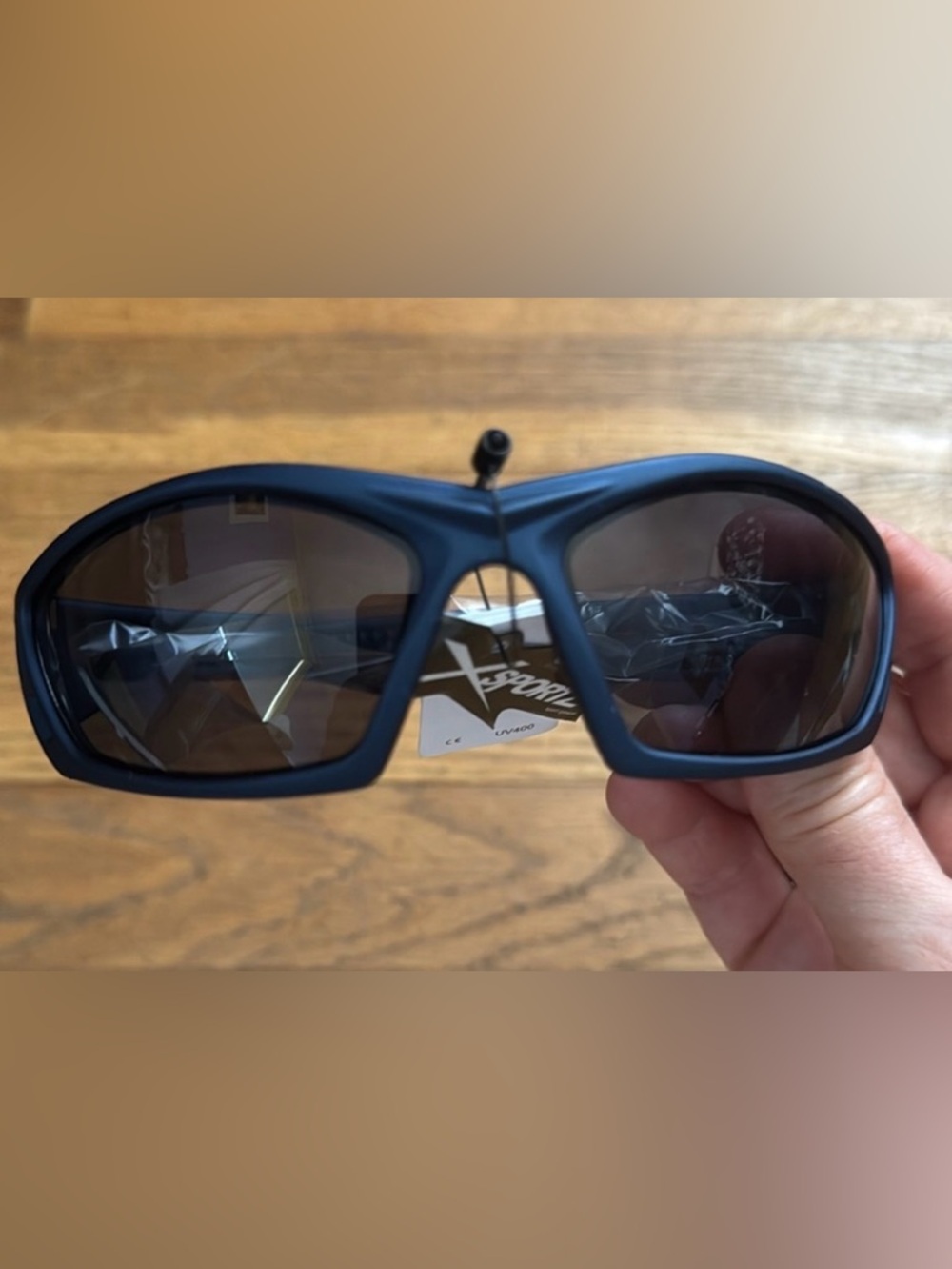 😎 XSportz 400UV sports eyewear. Blue frame. NWT.